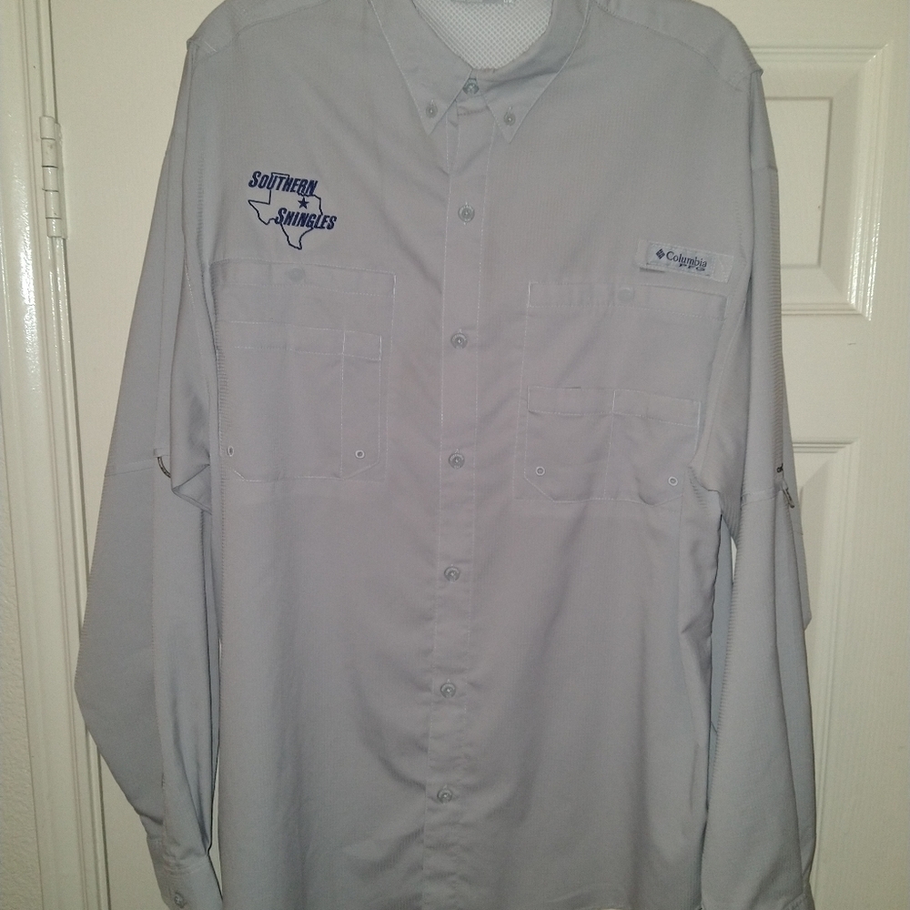 Columbia PFG Omni-Shade Vented Fishing Shirt Men's Large
